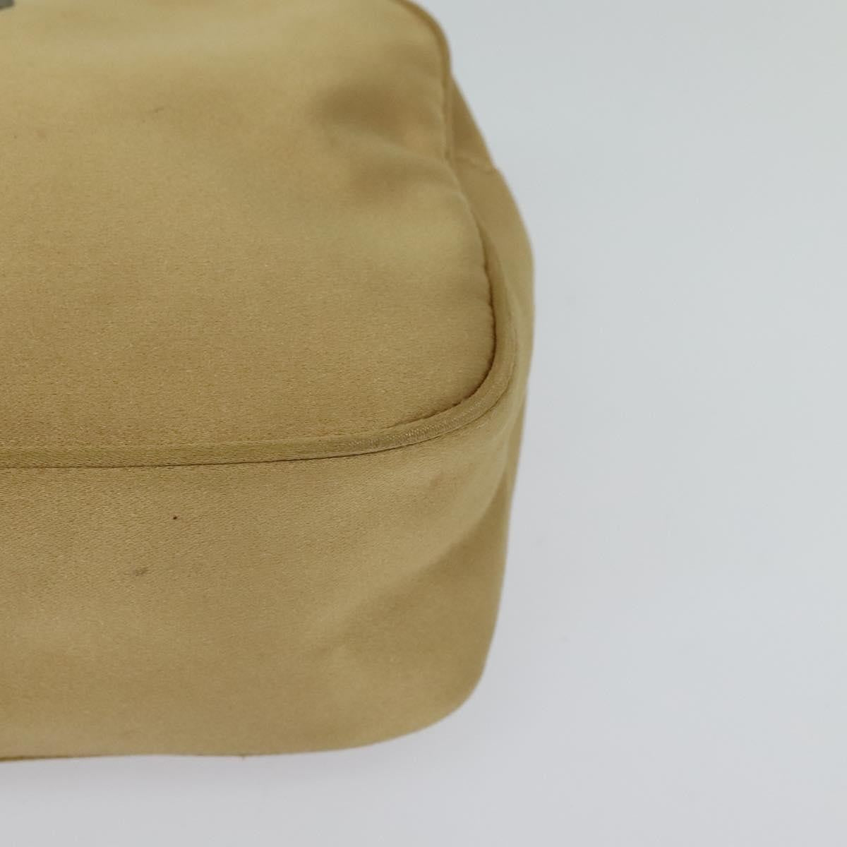 Prada Zip Around Toiletry Bag Silk, BEIGE, SATIN, Clutche & pouche