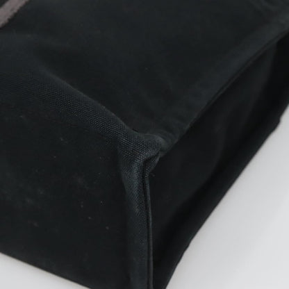 Hermes Fourre Tout Tote Canvas, BLACK, CANVAS, Tote bag