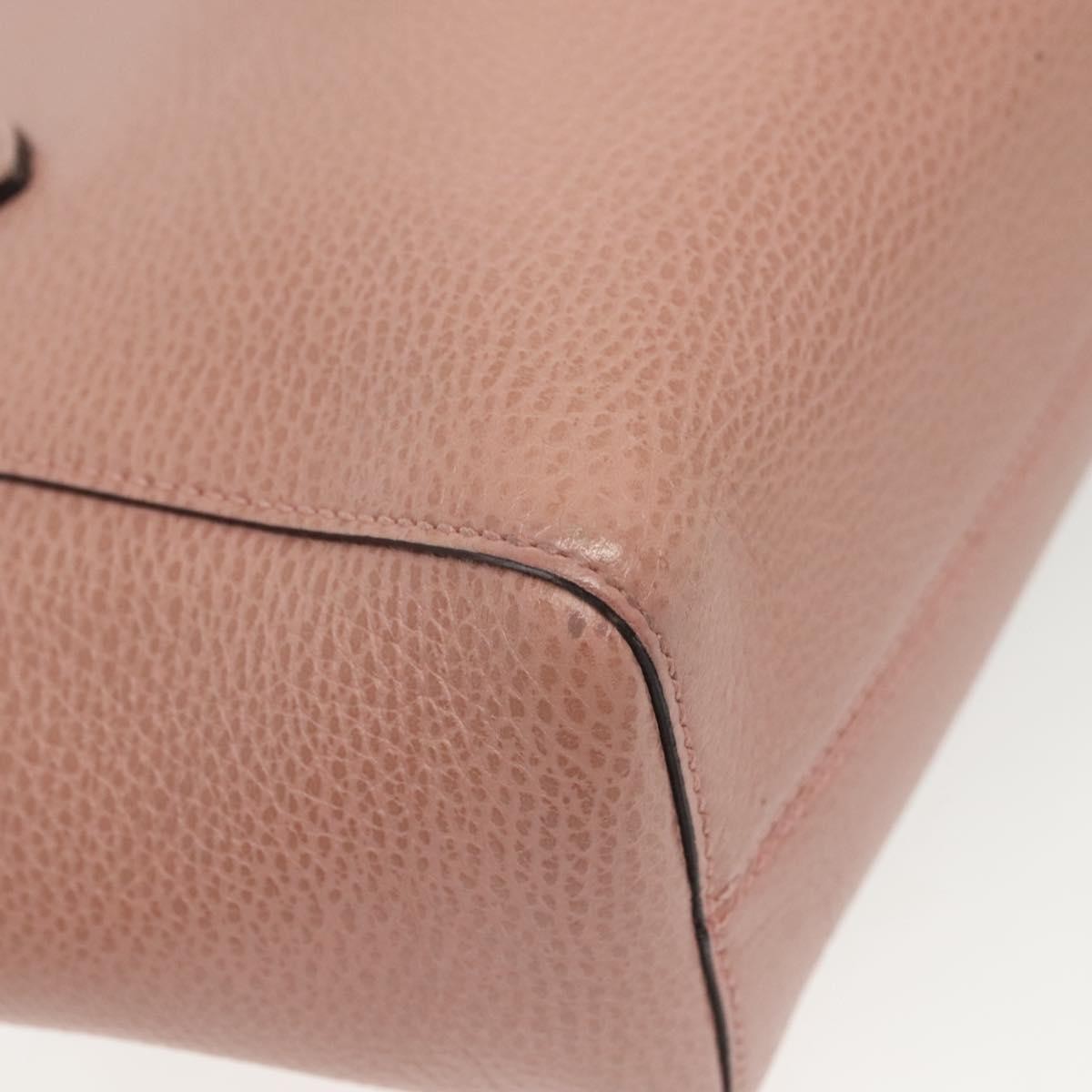 Gucci Swing Tote Leather, PINK, LEATHER, Tote bag