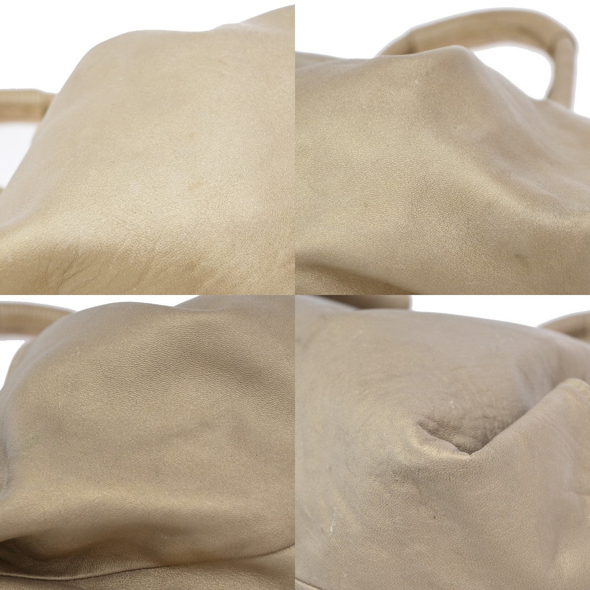 Loewe Anagram Logo Nappa Aire Hand Bag Leather, GOLD, LEATHER, Handbag