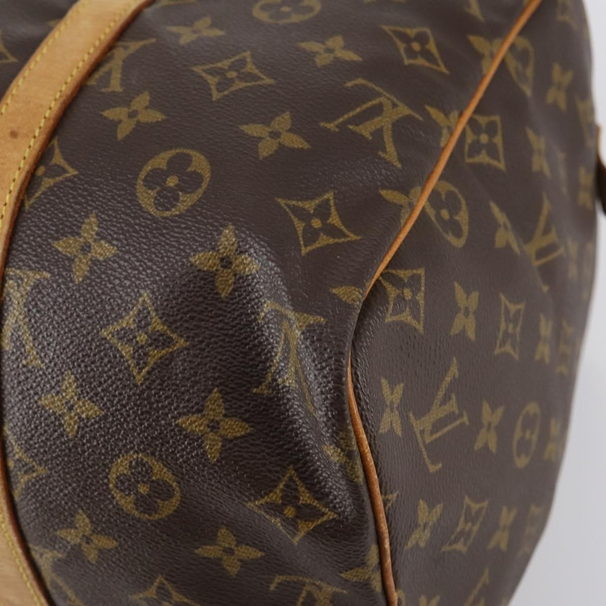 Louis Vuitton Sac Souple Handbag Monogram Canvas, BROWN, CANVAS, Travel bag
