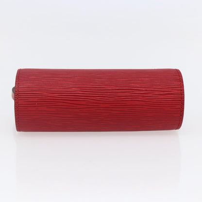Louis Vuitton Soufflot Pochette Epi Leather, RED, LEATHER, Clutche & pouche
