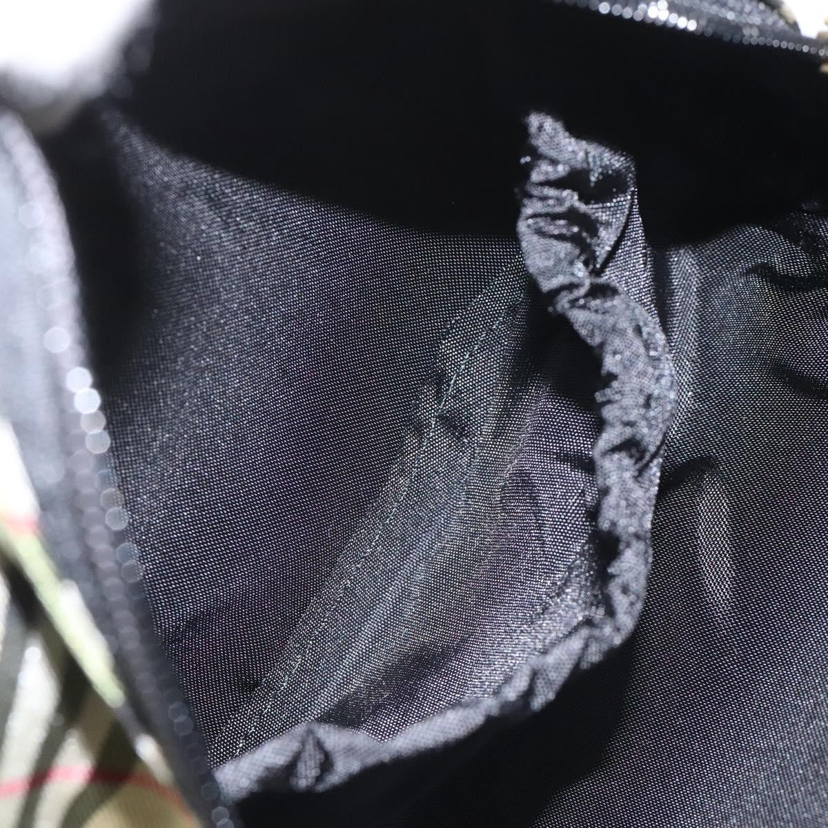 Burberry Nova Check Handbag Nylon, BROWN, NYLON, Handbag