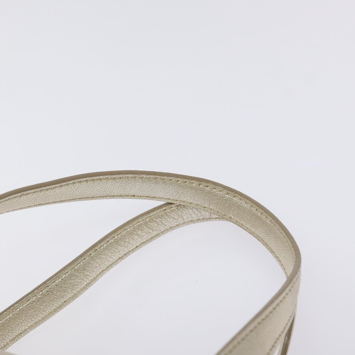 Salvatore Ferragamo Vintage Zip Tote Leather, GOLD, LEATHER, Tote bag