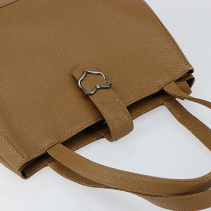 Saint Laurent Vintage Handbag Leather, BROWN, LEATHER, Handbag