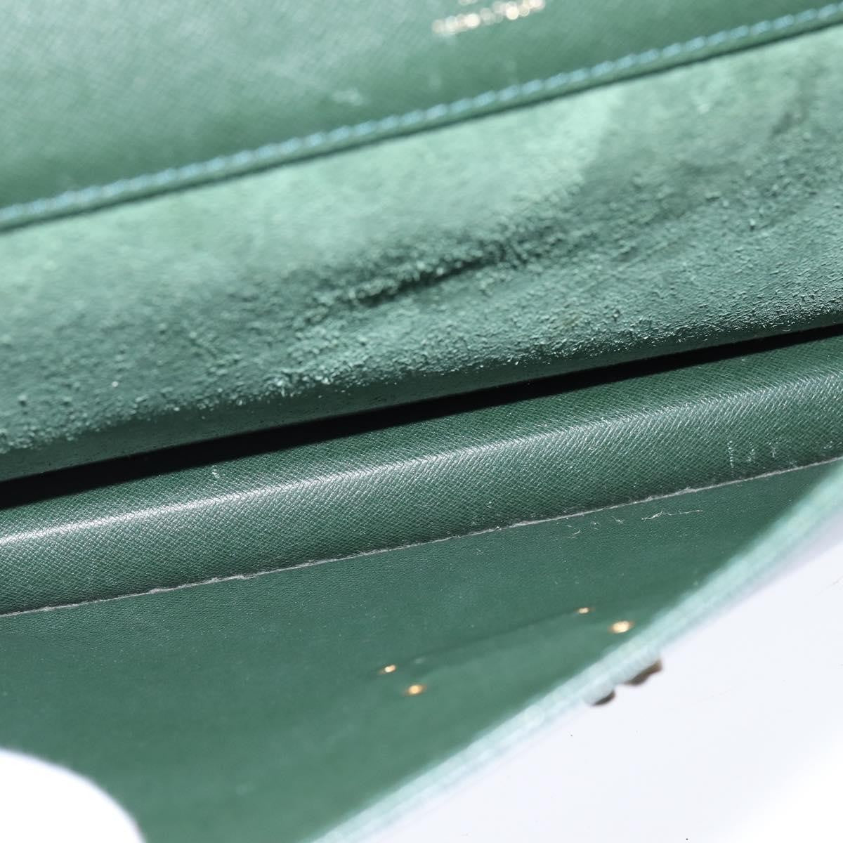 Louis Vuitton Serviette Kourad Briefcase Taiga Leather, GREEN, LEATHER, Briefcase