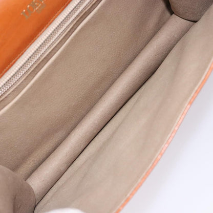 Loewe Anagram handbag Leather, BROWN, LEATHER, Handbag