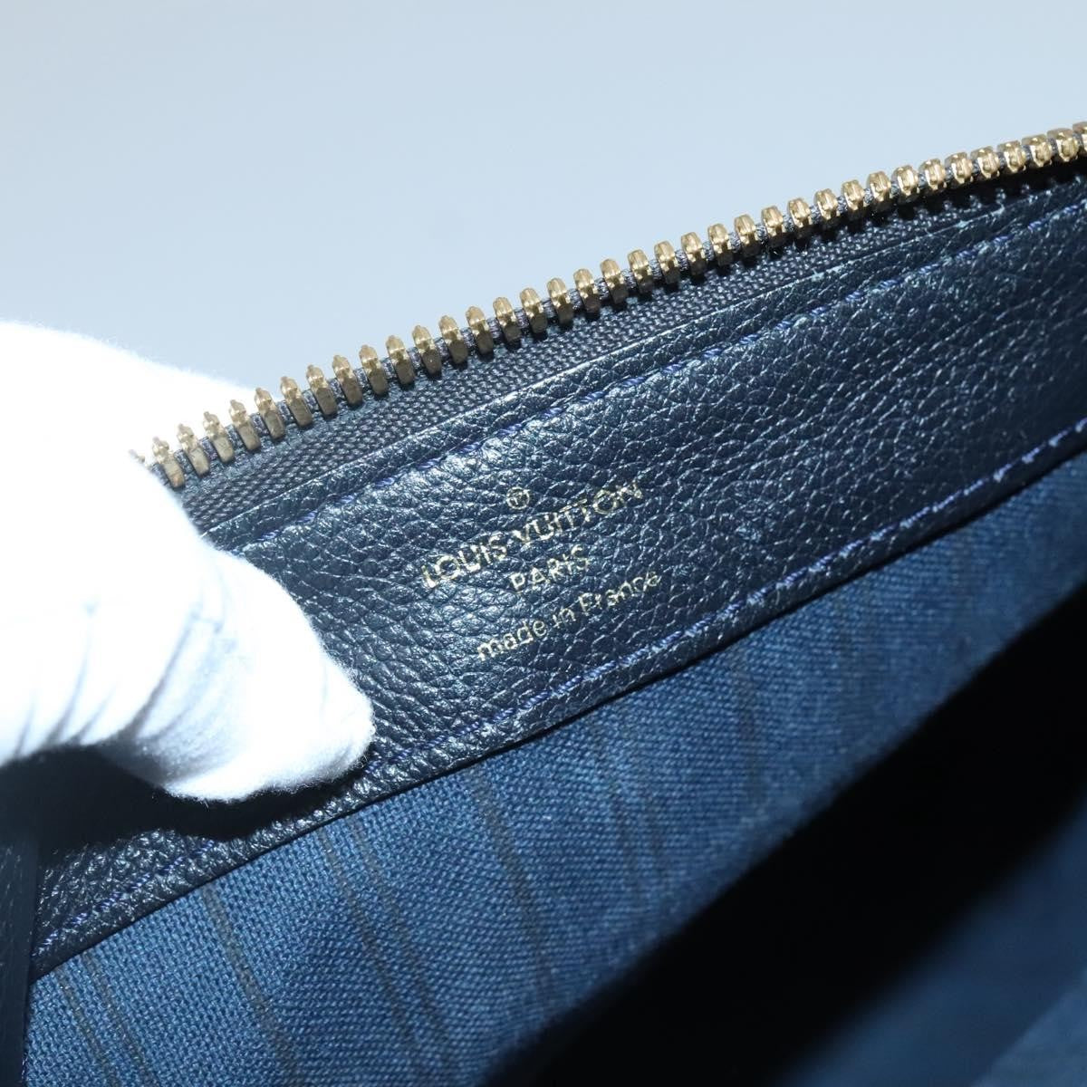 Louis Vuitton Petillante Clutch Monogram Empreinte Leather, BLACK, LEATHER, Clutche & pouche