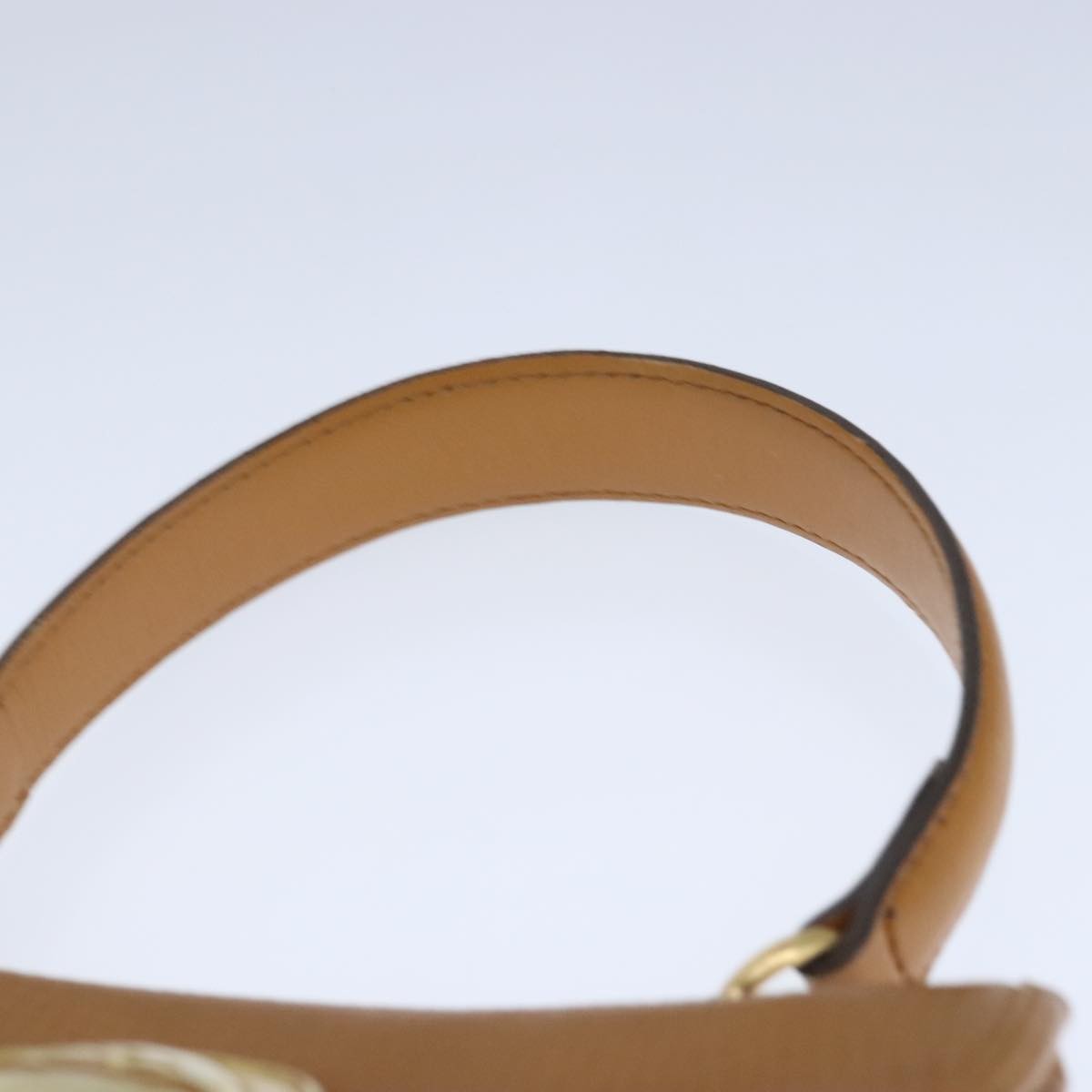 Christian Dior Vintage CD Handbag Leather, BROWN, LEATHER, Handbag