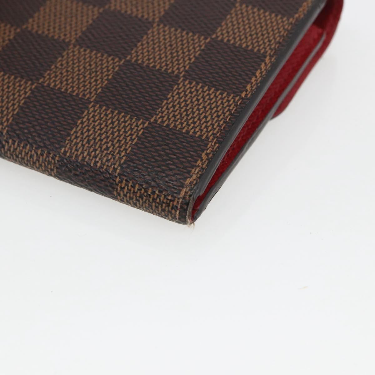 Louis Vuitton Emilie Wallet Damier, BROWN, CANVAS, Wallets