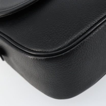 Burberry Flap Shoulder Bag Leather, BLACK, LEATHER, Shoulder bag