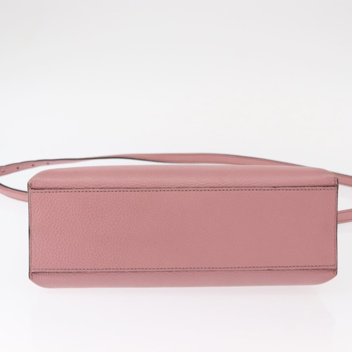 Gucci Bamboo Daily Top Handle Bag Leather, PINK, LEATHER, Handbag