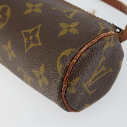 Louis Vuitton Papillon Pochette Monogram Canvas, BROWN, CANVAS, Clutche & pouche