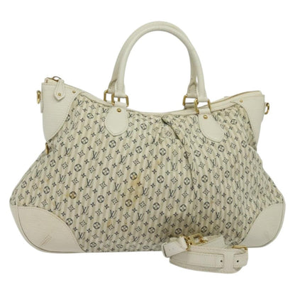 Louis Vuitton Marina Handbag Mini Lin Croisette, BEIGE, CANVAS, Handbag