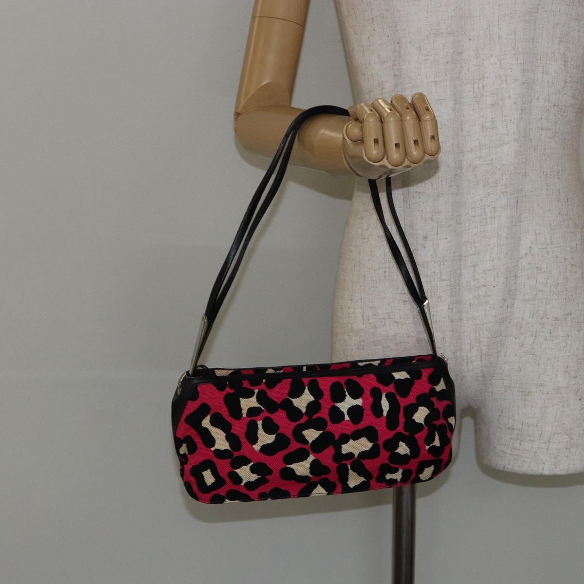 Bottega Veneta Vintage Shoulder Bag Canvas, PINK, CANVAS, Shoulder bag