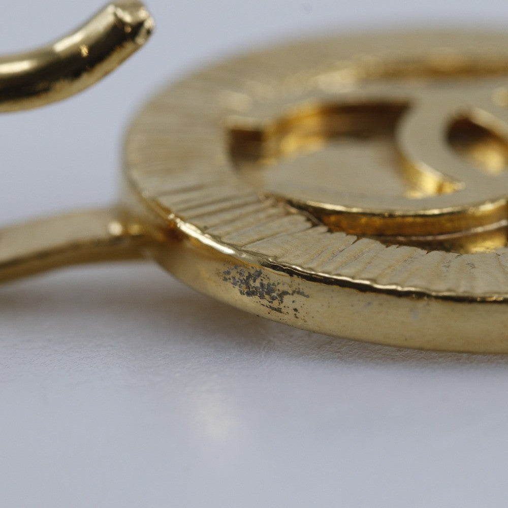 Chanel Vintage CC Chain Belt Metal and Leather, GOLD, GOLD_PLATED, Belts