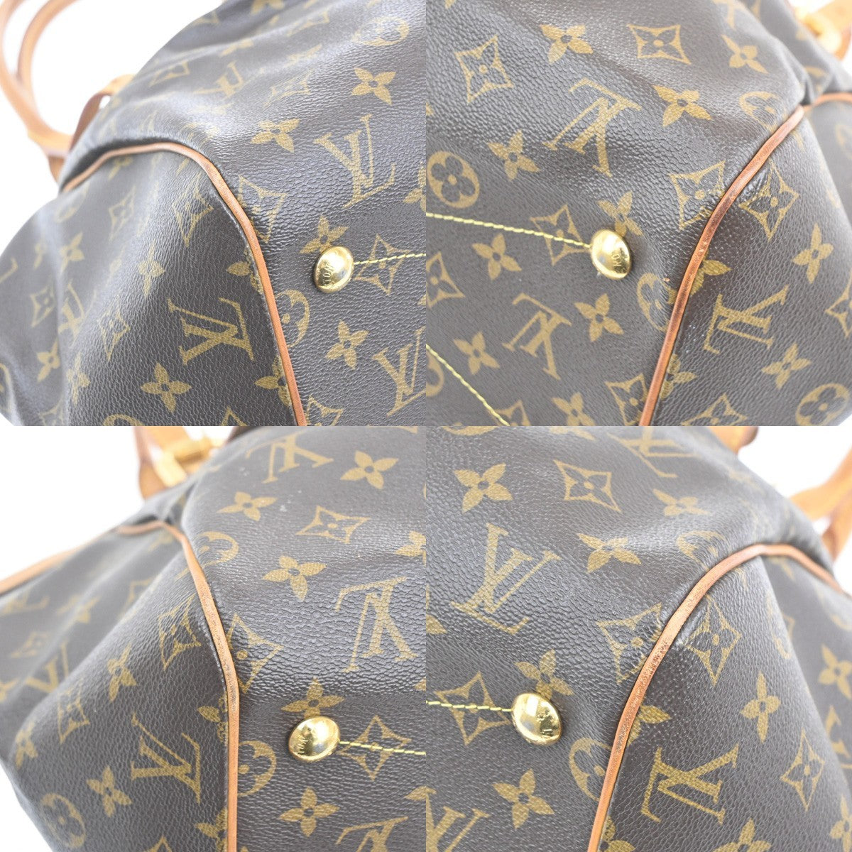 Louis Vuitton Tivoli Handbag Monogram Canvas, BROWN, CANVAS, Shoulder bag