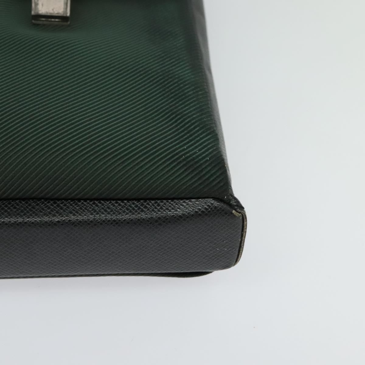 Louis Vuitton Saratov Messenger Bag Taiga Leather and Canvas, GRAY, LEATHER, Crossbody bag