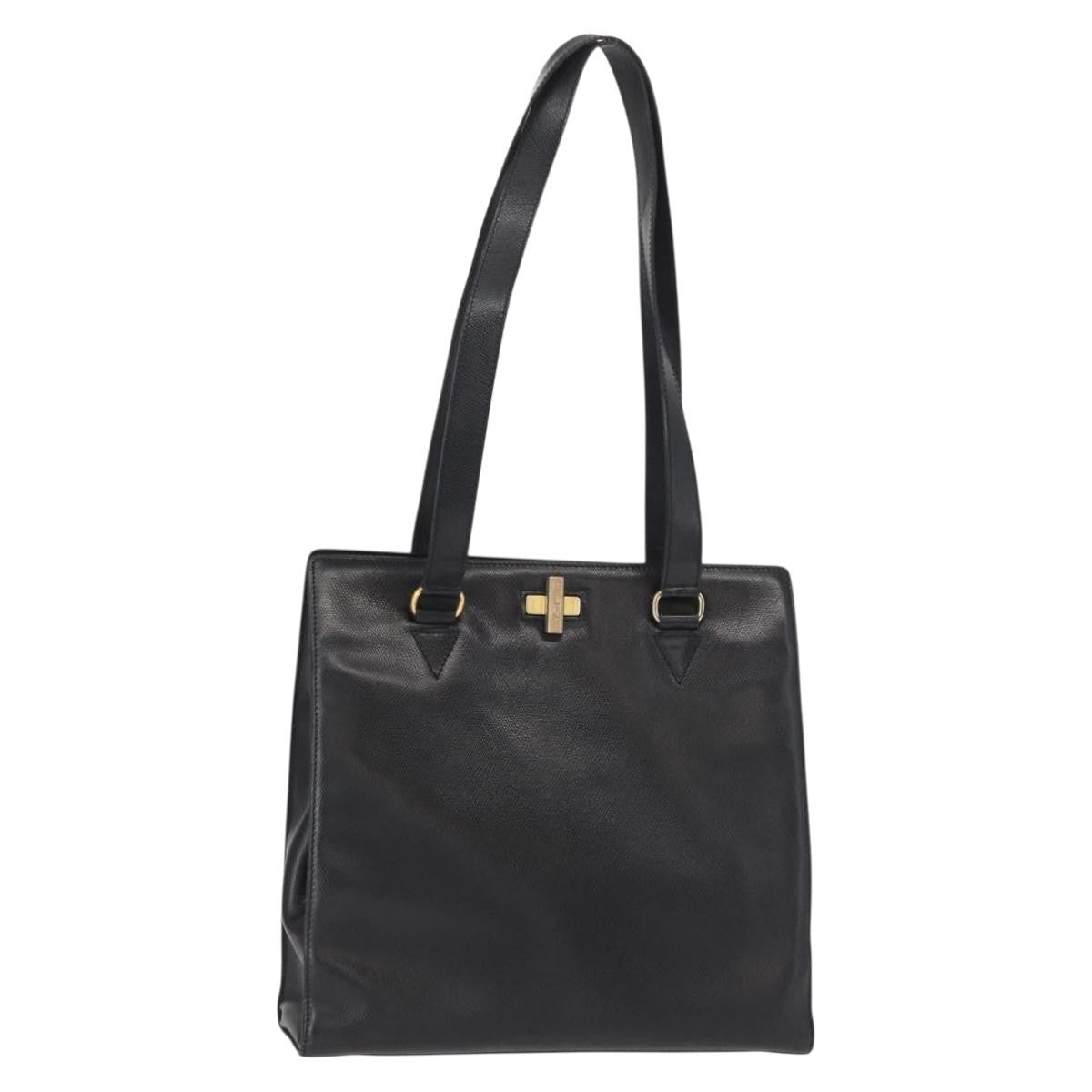 Celine Tote bag Leather, BLACK, LEATHER, Tote bag