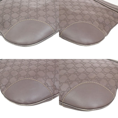 Gucci Mayfair Messenger Bag Guccissima Leather, PURPLE, LEATHER, Shoulder bag