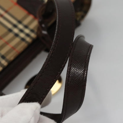 Burberry Nova Check Handbag Nova Check Canvas, BEIGE, CANVAS, Handbag