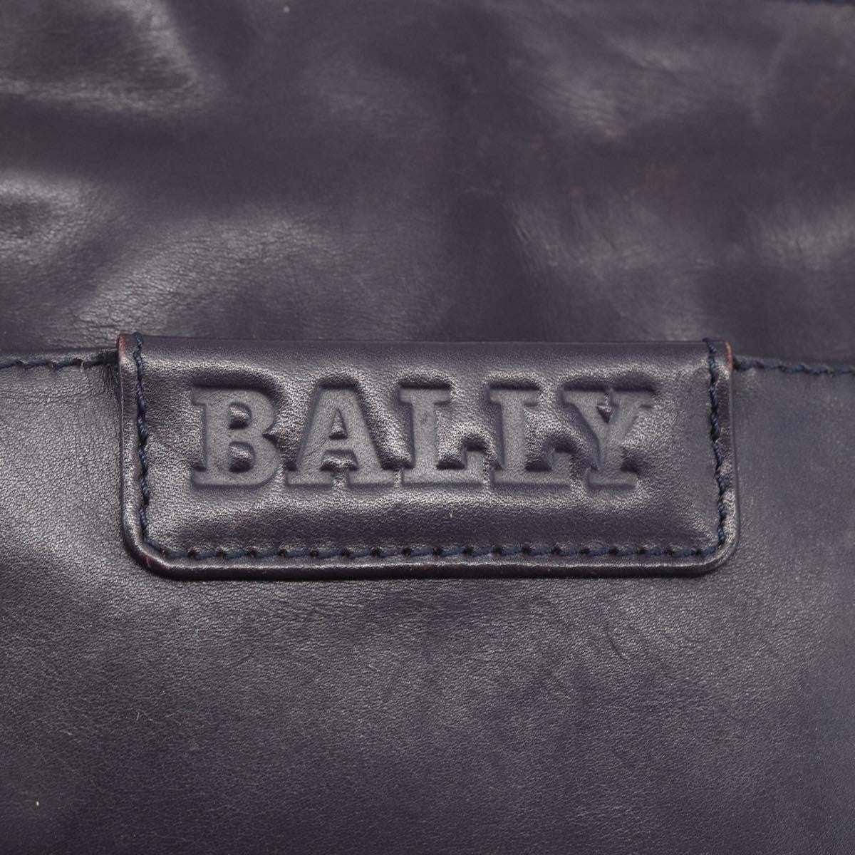 Bally Vintage Shoulder Bag Leather, PURPLE, LEATHER, Shoulder bag