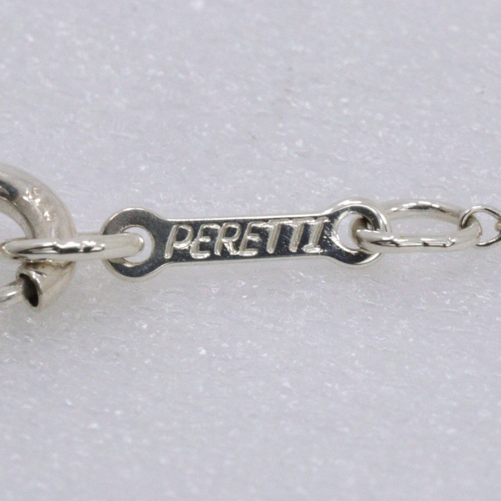 Tiffany & Co. Elsa Peretti Teardrop Pendant Necklace Sterling Silver, SILVER, SILVER, Necklace