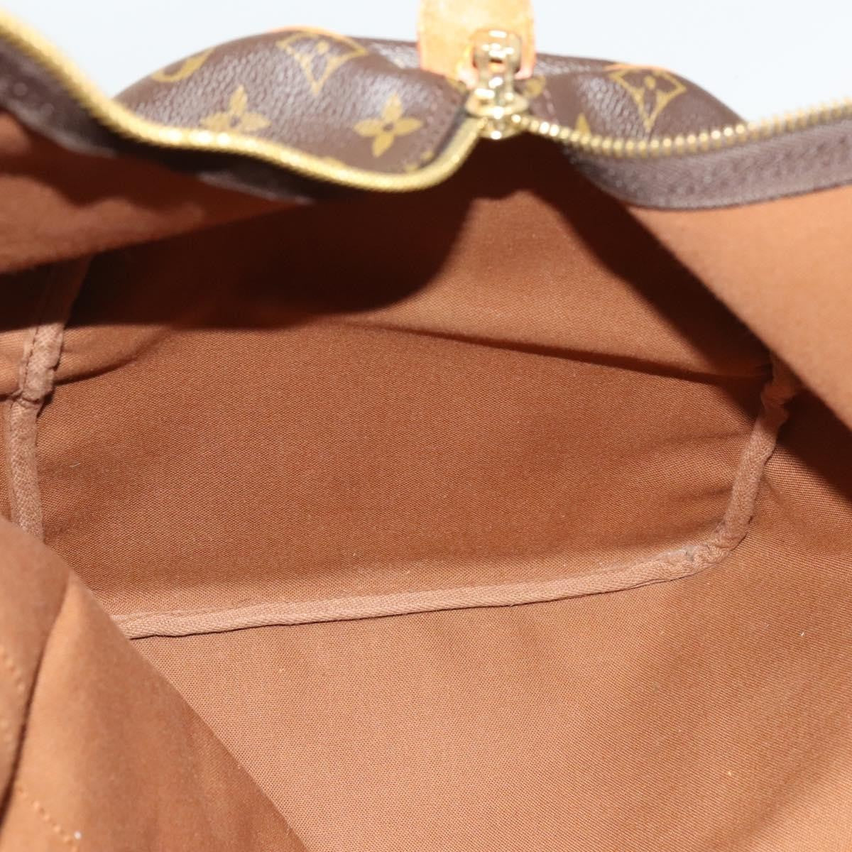 Louis Vuitton Keepall Bag Monogram Canvas, BROWN, CANVAS, Travel bag