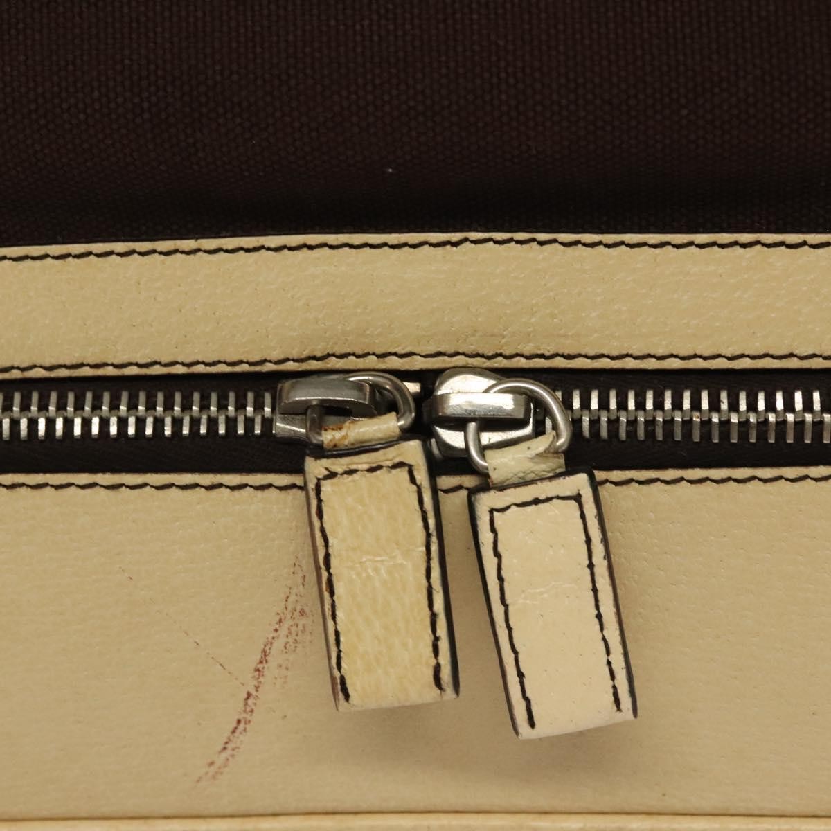 Prada Vintage Handbag Canvas, BEIGE, CANVAS, Handbag