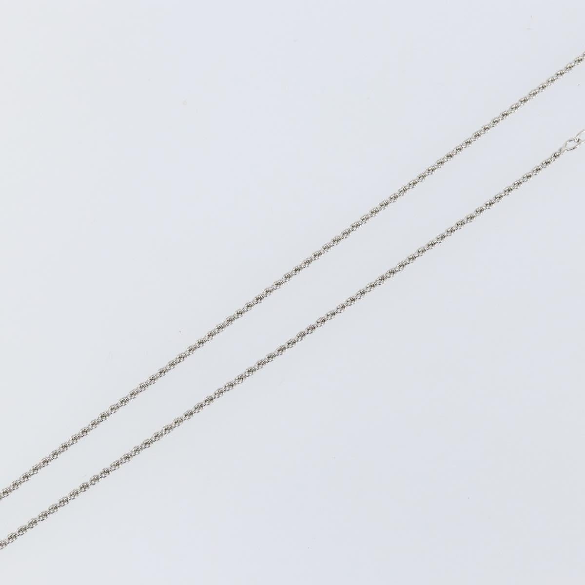 Christian Dior CD Logo necklace Metal, SILVER, METAL, Necklace