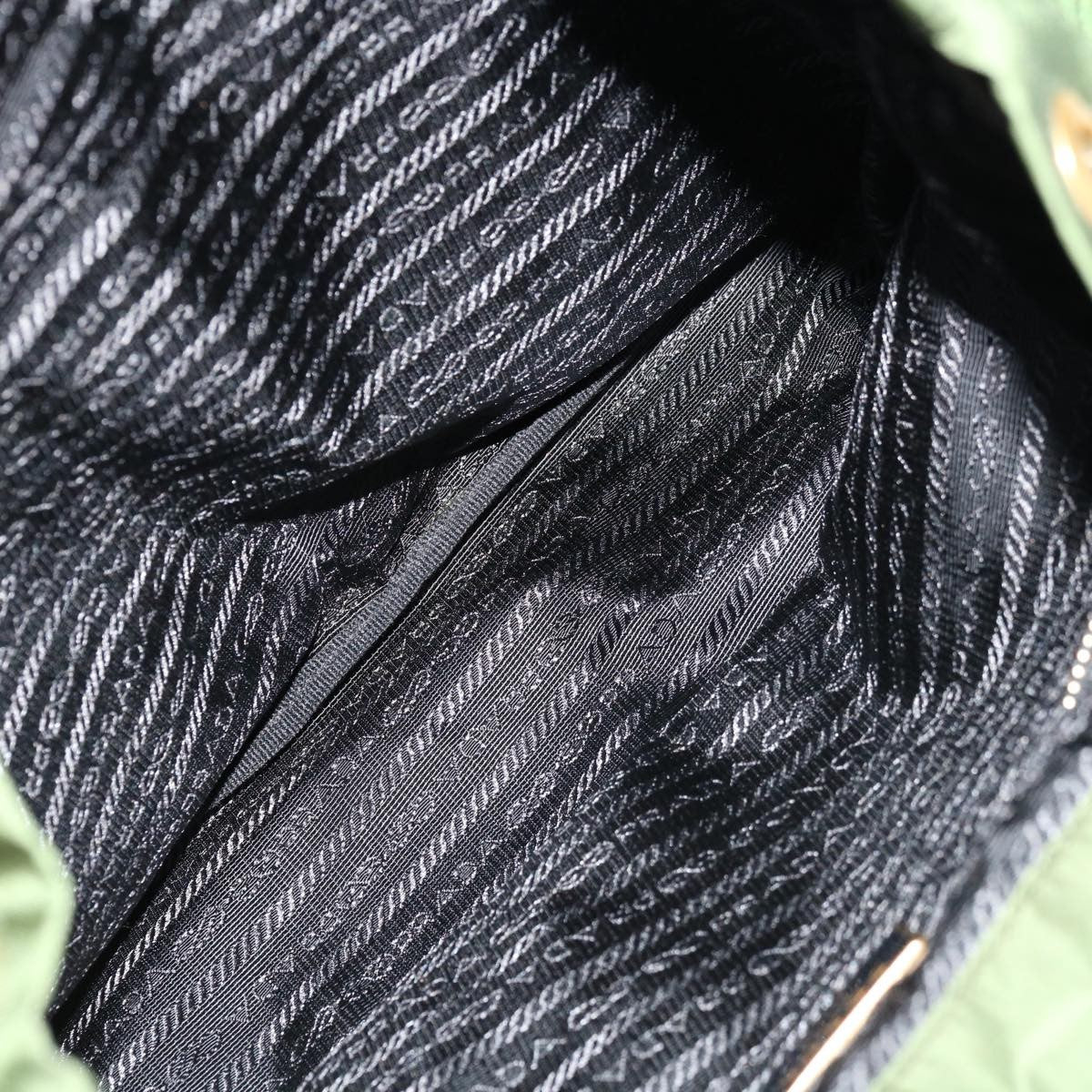 Prada Double Front Pocket Backpack Tessuto, KHAKI, NYLON, Backpack