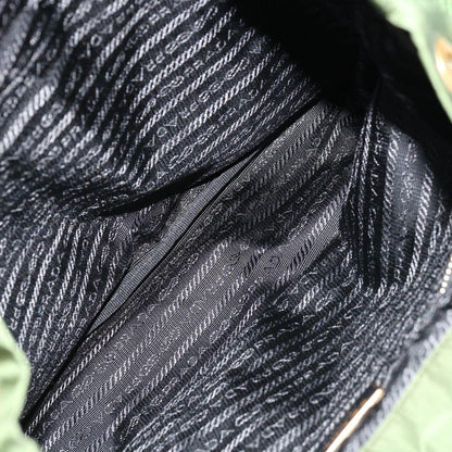 Prada Double Front Pocket Backpack Tessuto, KHAKI, NYLON, Backpack