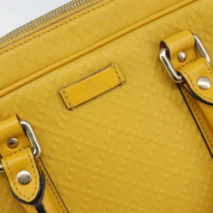 Gucci Diamante bright briefcase Leather, YELLOW, LEATHER, Briefcase