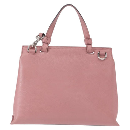 Gucci Bamboo Daily Top Handle Bag Leather, PINK, LEATHER, Handbag