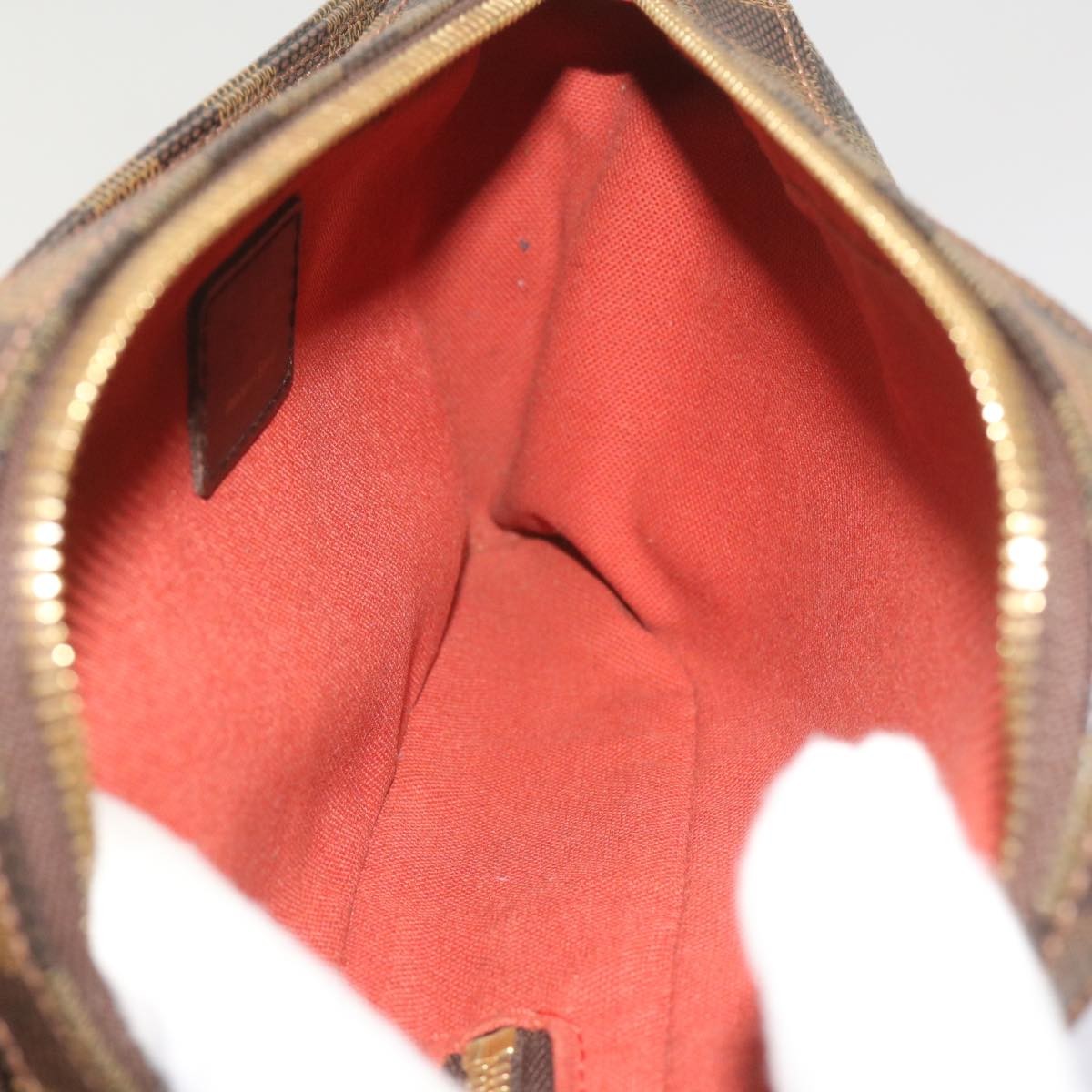 Louis Vuitton Geronimos Waist Bag Damier, BROWN, CANVAS, Shoulder bag