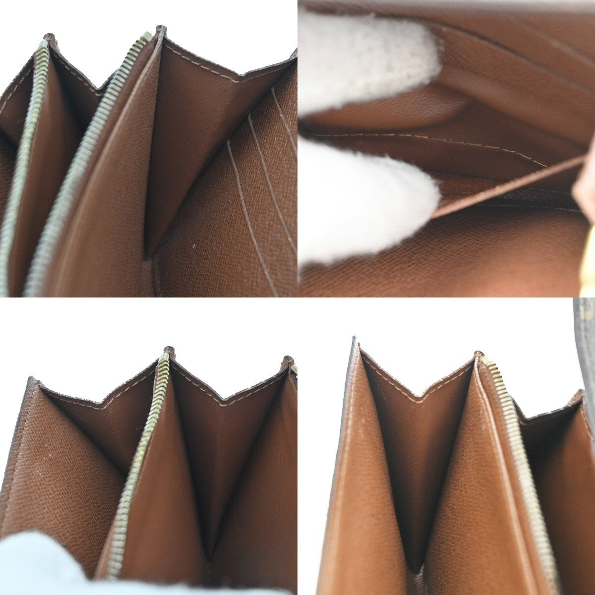 Louis Vuitton Vintage Sarah Wallet Monogram Canvas, BROWN, LEATHER, Wallets