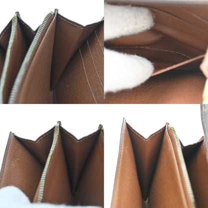 Louis Vuitton Vintage Sarah Wallet Monogram Canvas, BROWN, LEATHER, Wallets