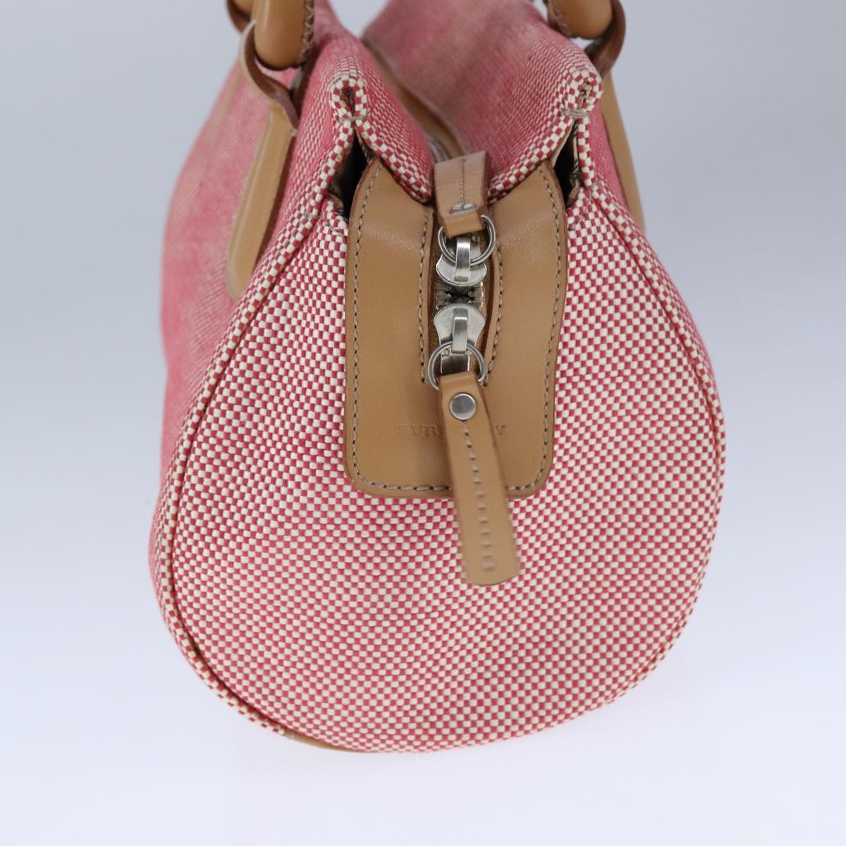 Burberry Vintage Handbag Canvas, RED, CANVAS, Handbag