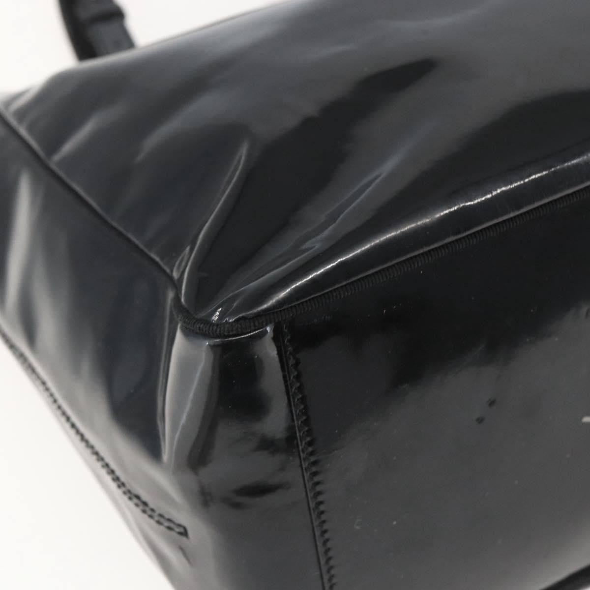 Salvatore Ferragamo Vintage Tote bag Patent Leather, BLACK, PATENT_LEATHER, Tote bag