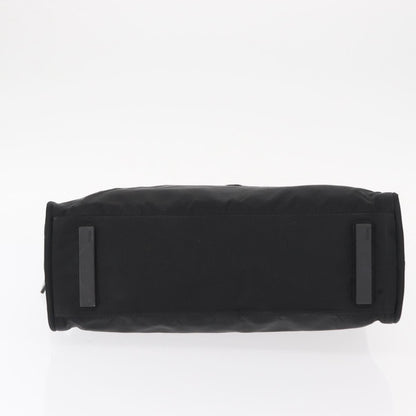 Prada Bowling Shoulder Bag Tessuto, BLACK, NYLON, Shoulder bag