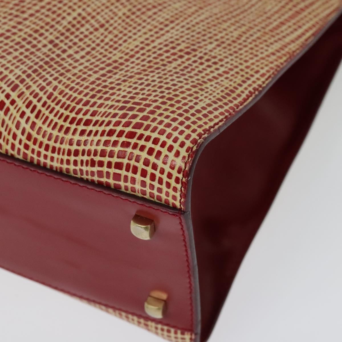 Salvatore Ferragamo Wanda Handbag Leather, RED, LEATHER, Handbag