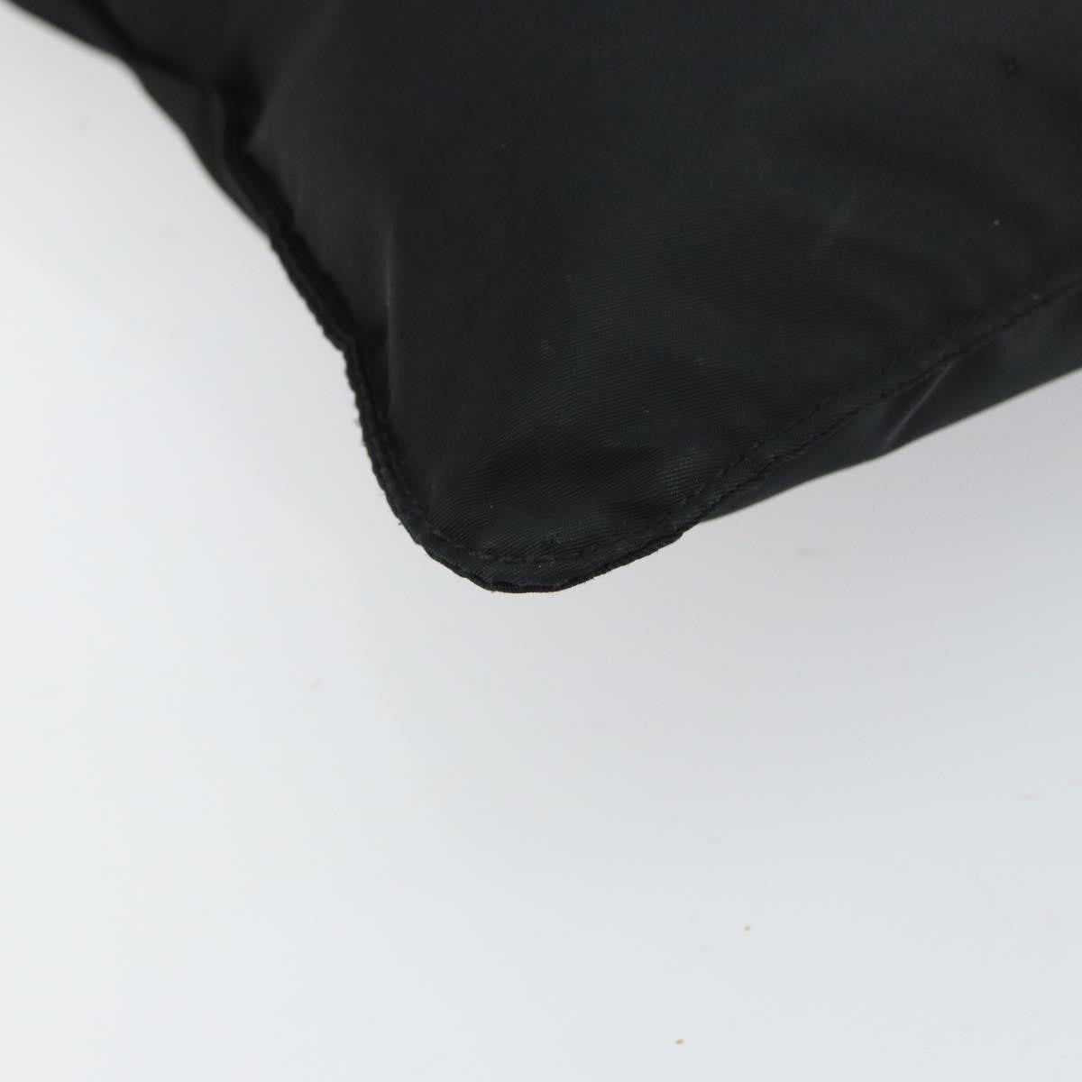 Prada Flat Messenger Bag Tessuto, BLACK, NYLON, Shoulder bag