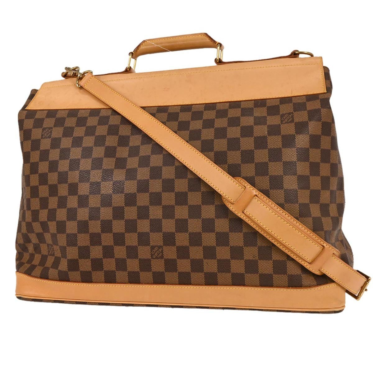 Louis Vuitton West End Handbag Damier, BROWN, CANVAS, Travel bag