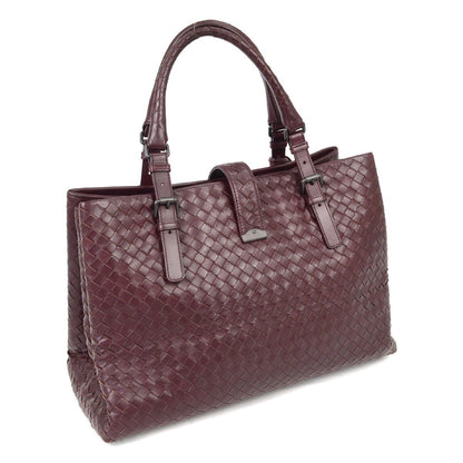 Bottega Veneta Roma Bag Intrecciato Nappa, BROWN, LEATHER, Tote bag