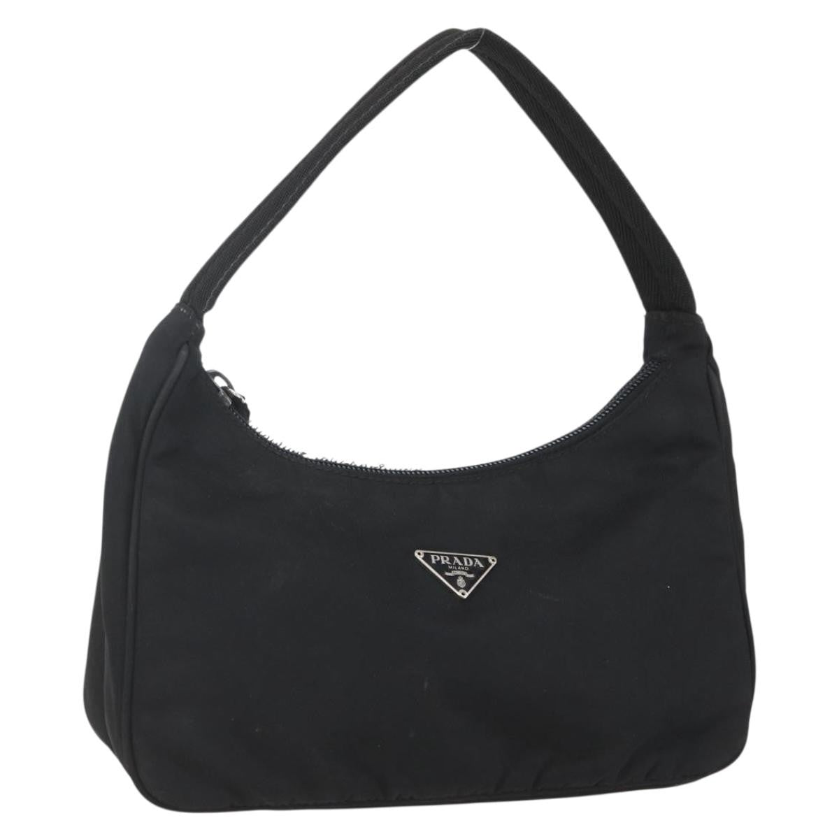 Prada Hobo Tessuto, BLACK, NYLON, Clutche & pouche