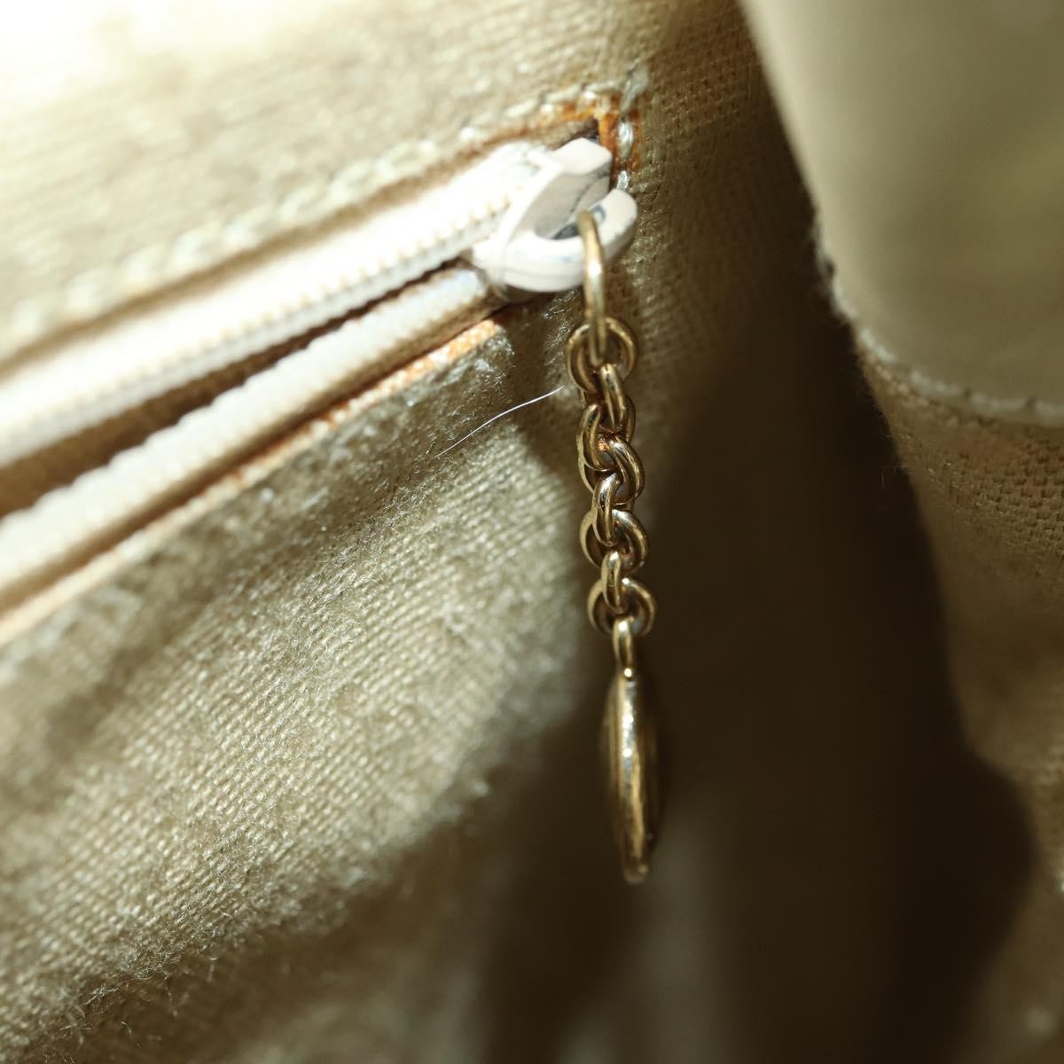 Gucci Vintage Bamboo Backpack Leather, BEIGE, LEATHER, Backpack