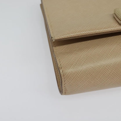 Salvatore Ferragamo Ginny Crossbody Bag Leather, BEIGE, LEATHER, Shoulder bag