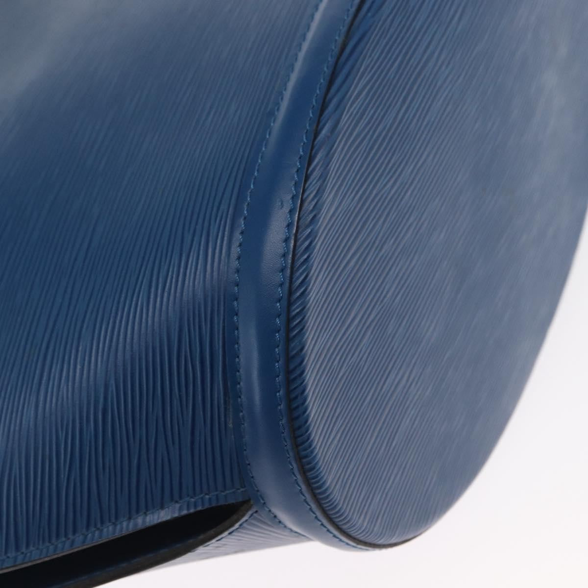 Louis Vuitton Saint Jacques Handbag Epi Leather, BLUE, LEATHER, Shoulder bag
