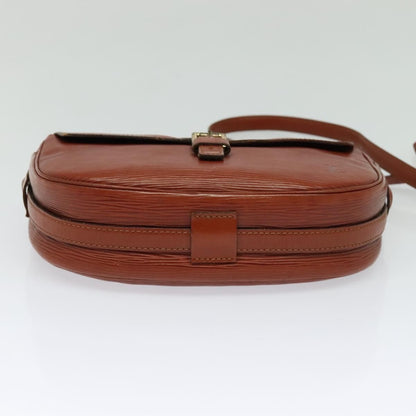 Louis Vuitton Jeune Fille Handbag Epi Leather, BROWN, LEATHER, Shoulder bag