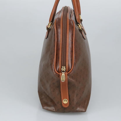 Bally Vintage Tote Bag Canvas, BROWN, CANVAS, Tote bag